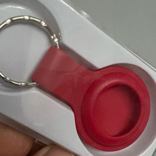 Air Tag case like new, red