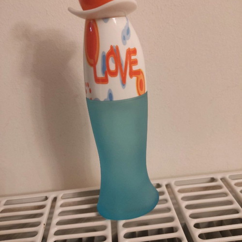 Moschino Love bottle used, empty