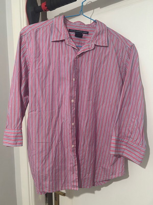 Ralph Lauren shirt pink like new, slim fit, size XL