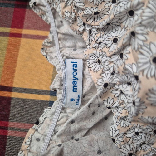 Mayoral Dress Size 9 Like New Multicolor