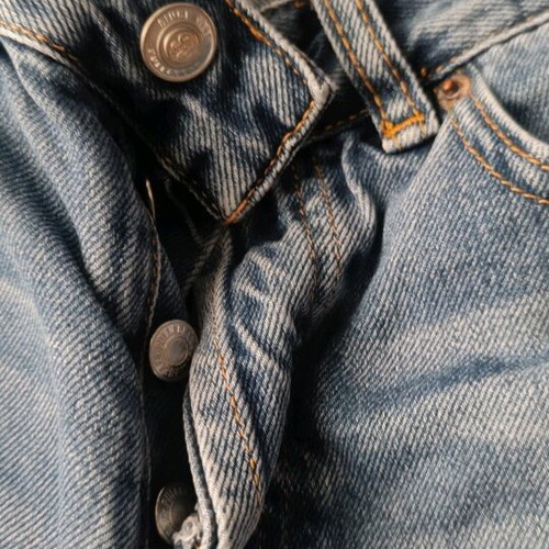 Pull & Bear denim shorts used, blue, size XS