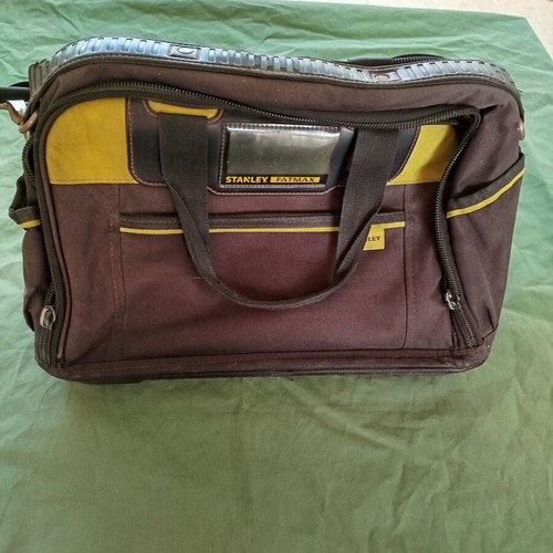 Stanley Fatmax tool bag used with hard bottom