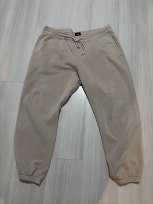 H&M Sweatpants loose fit beige like new