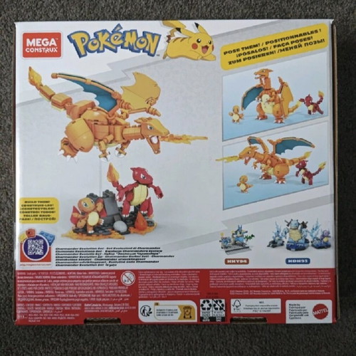 Pokemon Mega Construction Charmander Chameleon Charizard sealed