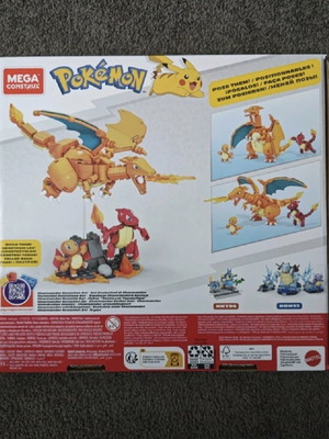 Pokemon Mega Construction Charmander Chameleon Charizard sealed