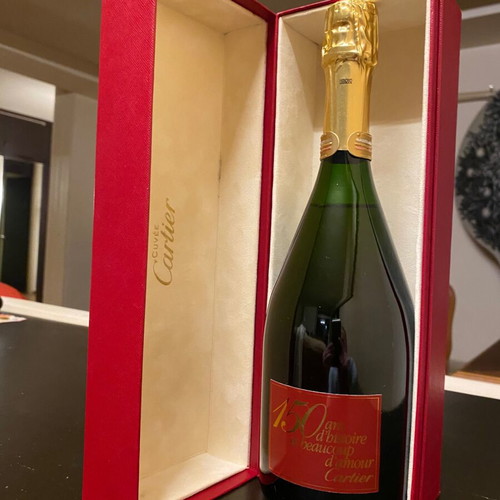 Cartier Champagne Brut sealed, like new, collectible 700 ml 1997