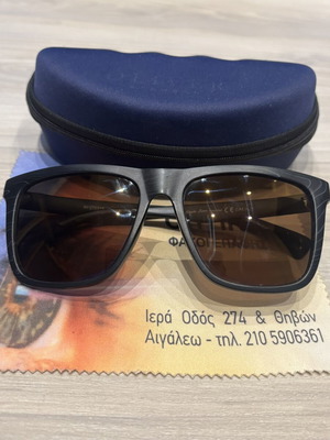 Beach Force BF07031K polarized sunglasses, black wood look