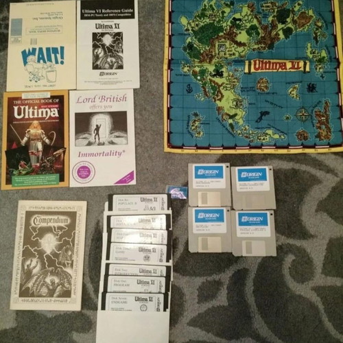 Ultima VI PC used, rare edition with 5.25" and 3.5" floppy disks