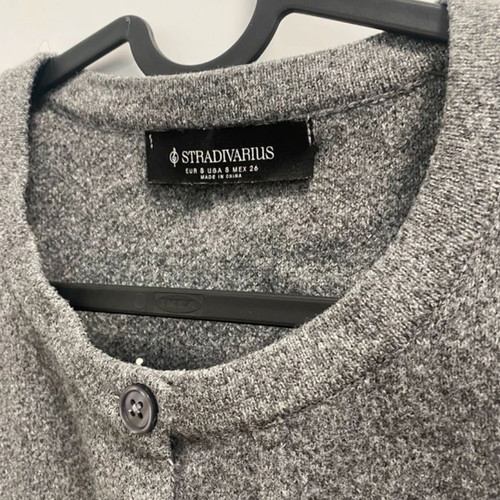 Stradivarius Γιλέκο σαν καινούργιο, γκρι, μέγεθος S