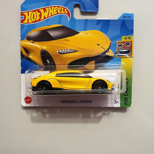 Koenigsegg Gemera Hot Wheels yellow new