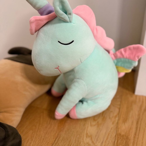 Tikl plush dog and unicorn like new
