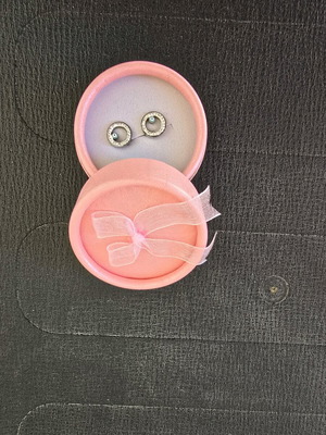 Нови обеци със символ око от неръждаема стомана, сребристи