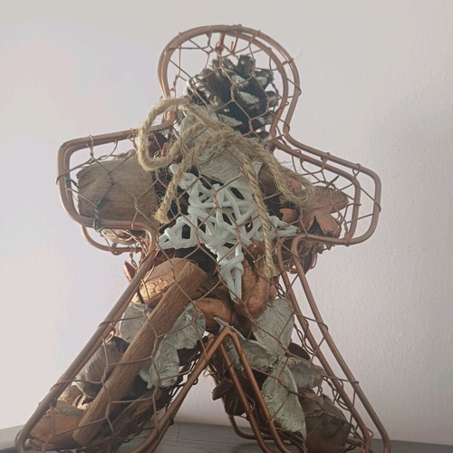 Διακοσμητικό ποτ πουρί Gingerbread Man καινούργιο