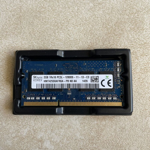 SO-DIMM RAM 2GB PC-3L 12800 1600 MHz used