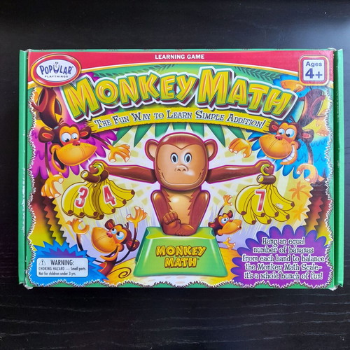Monkey Math used educational game, missing 2 bananas