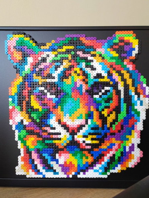 Χειροποίητο διακοσμητικό Rainbow Tiger νέο