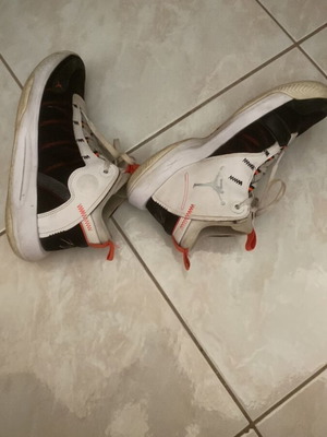 Nike Jordan sneakers like new, black and white, size 45