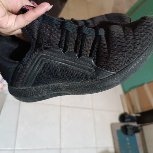 Puma Softride Carson Fresh athletic shoes used, black and pink, size 39