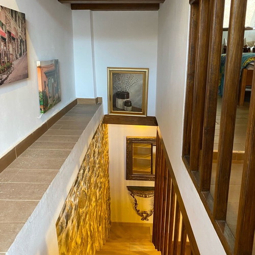 Stone-built maisonette 65 sqm with balcony and fireplace in Sitia