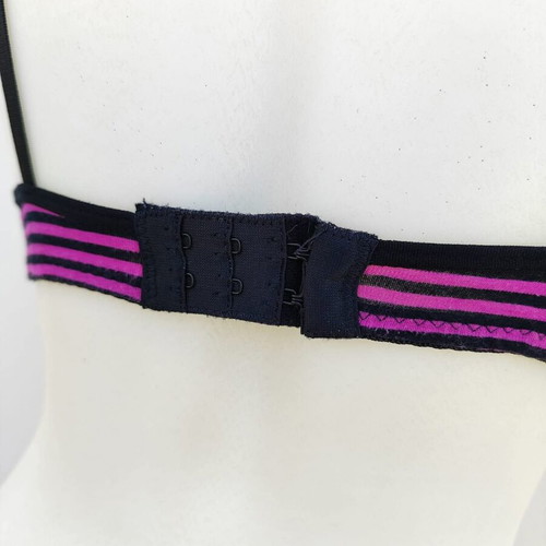 Vintage Youth Bra Size 65B Like New, Fuchsia and Black