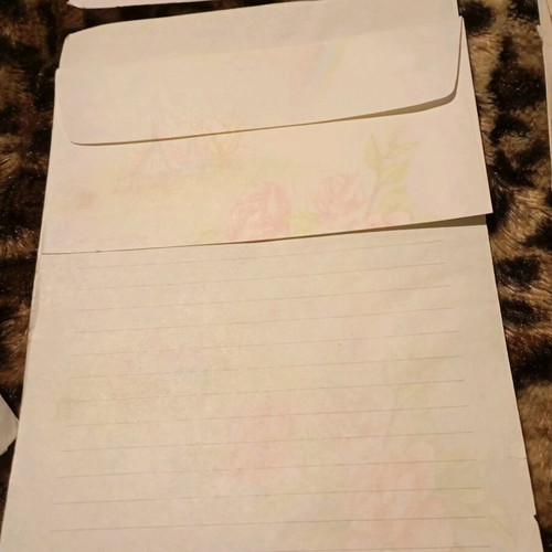 Correspondence used, 4 sets with sheets and envelopes