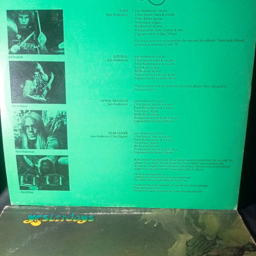 Yes Yesterdays vinyl LP used, progressive rock