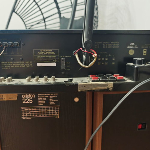 Pioneer SX-650 amplifier with Ortofon 225 speakers used, functional