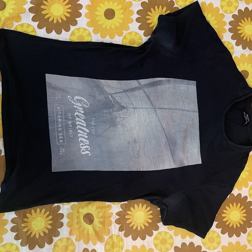 Bershka men's blouse like new, size M, black