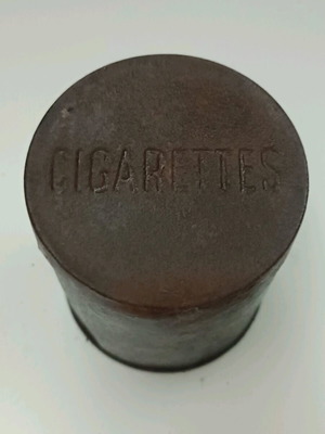 Metal box from World War II used