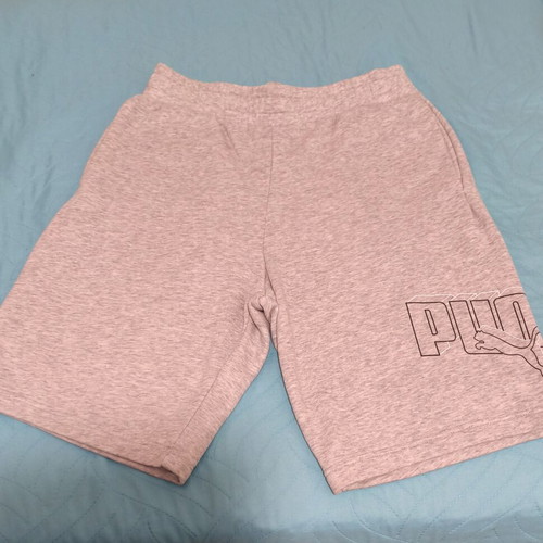 Puma shorts, grey, size medium