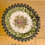 Velour Table Runner Set like new