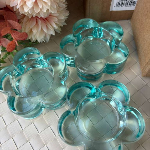 Candlelight holders new, pack of 100, blue flower design