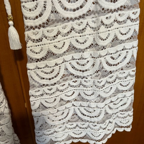 Beach pants like new, white, size M-L