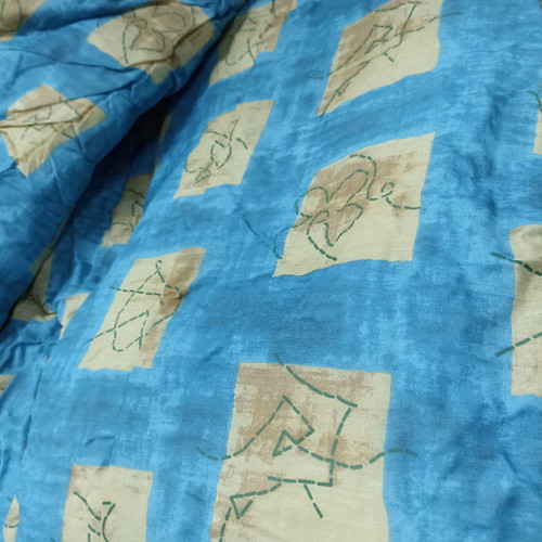 Double quilt new, cotton fabric with colorfast dyes