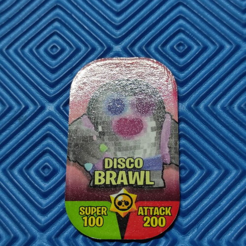 Brawl Stars collectible iron tags like new, set of 4