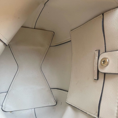 Zara Basic Collection Shoulder Bag used, white