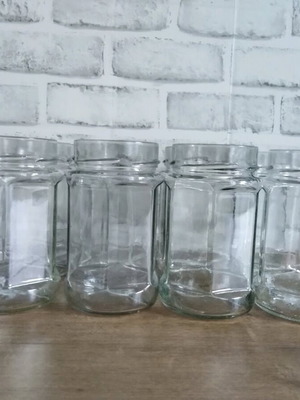 Glass jar without lid like new