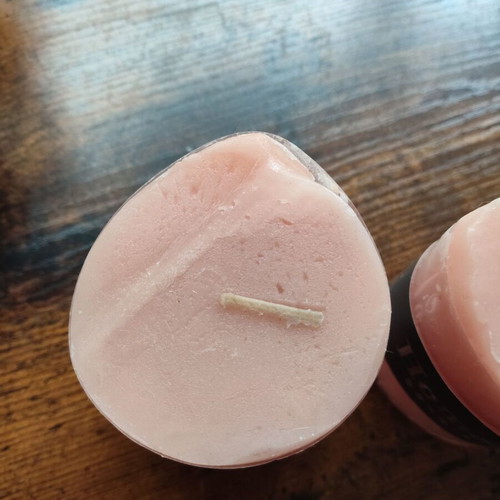Set of two unscented candles new