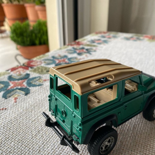 Vintage collectible metal Land Rover 4x4 jeep like new