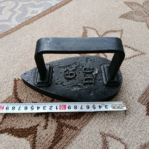 Old cast iron iron used