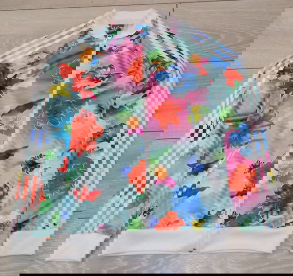 Adidas Originals Floral Full-Zip Track Jacket – Rare Floral Burst Edition