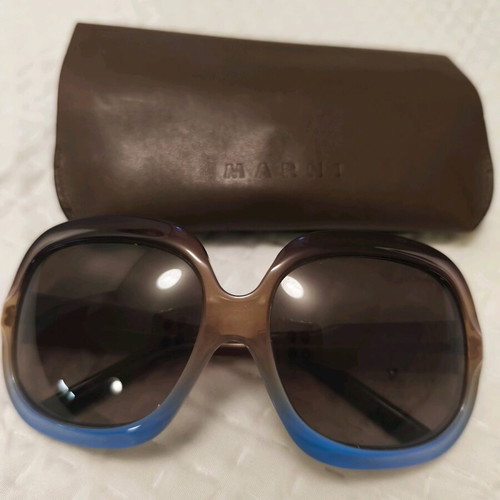 Marni Vintage Sunglasses Like New Blue Brown