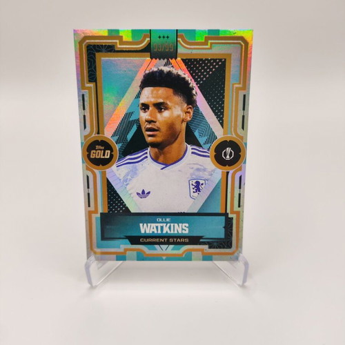 Topps Gold Ollie Watkins card like new, limited 99