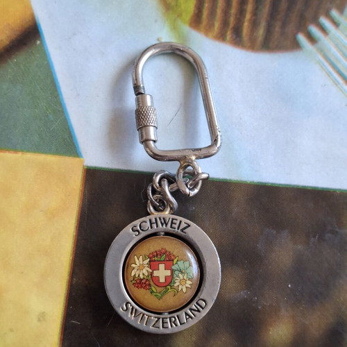 Metal keychain like new, Switzerland