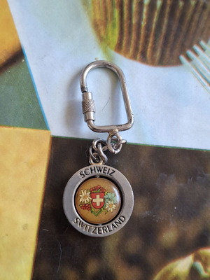 Metal keychain like new, Switzerland