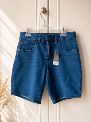 Women's denim bermuda shorts new, size XXXL 46