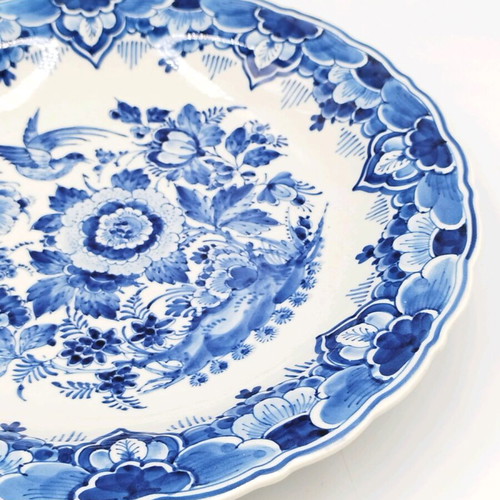 DELFT hand-painted plate from 1954 used, antique