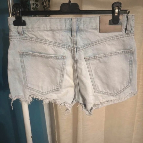 Pull & Bear denim shorts, blue turquoise, size M 38 10