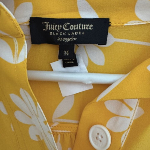 Φόρεμα Juicy Couture καινούργιο, κίτρινο με λευκά λουλούδια, μέγεθος M-L