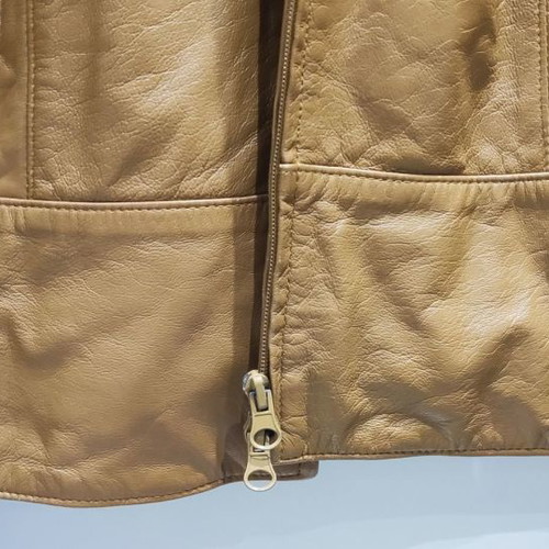 Stanfield women's leather jacket used, brown, size 46